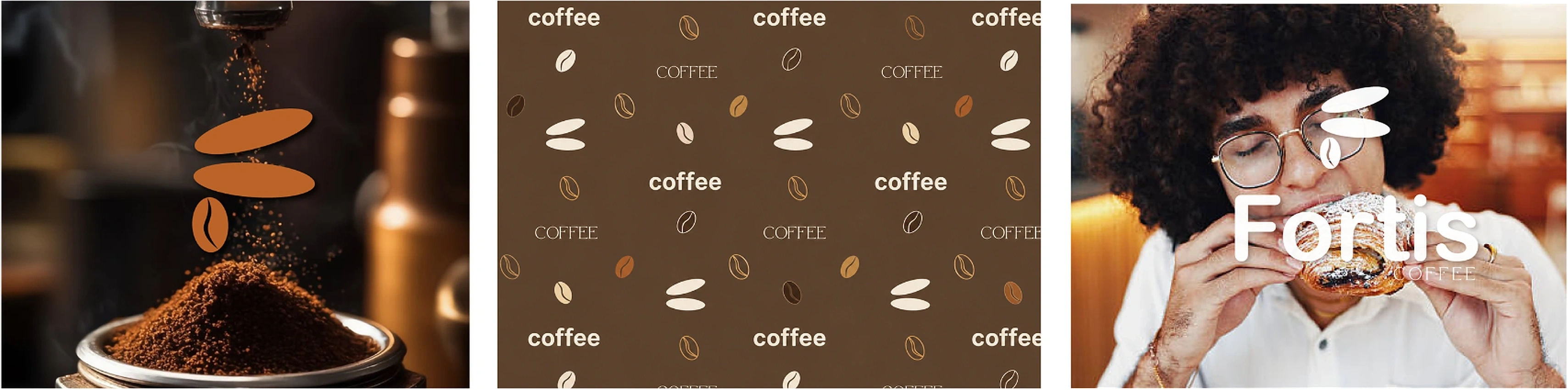 Présentation de l'identité Fortis Coffee