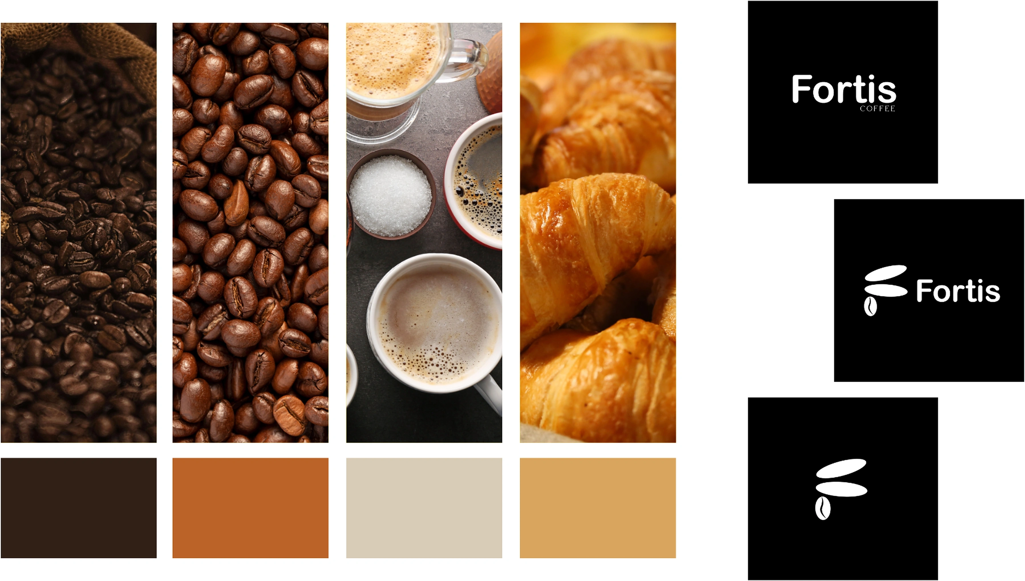 Palette et système de marque Fortis Coffee