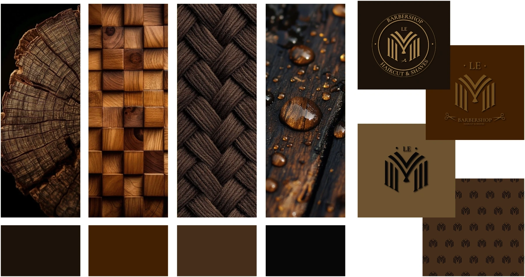 Palette et matières LE M