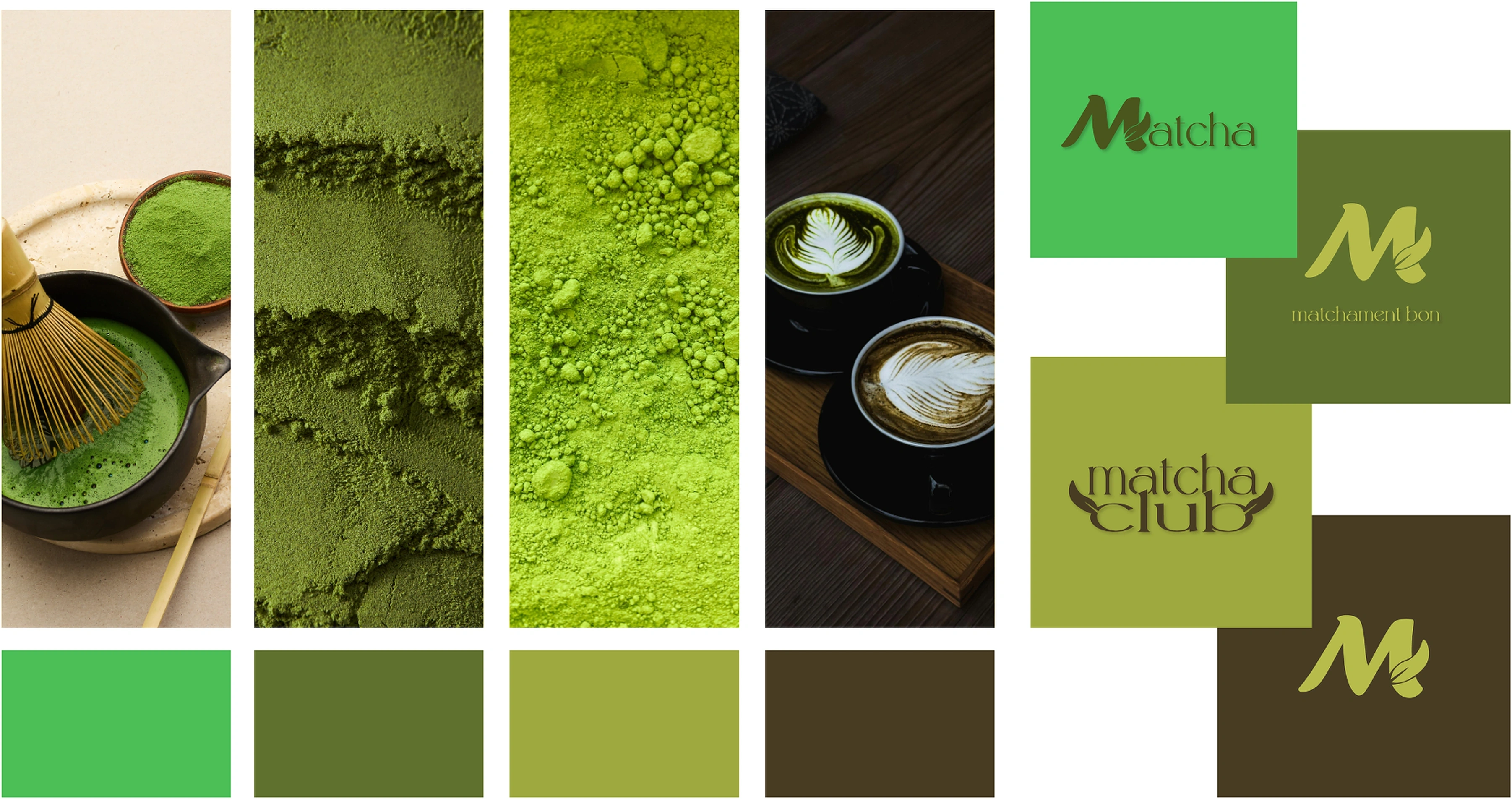 Palette et univers Matcha